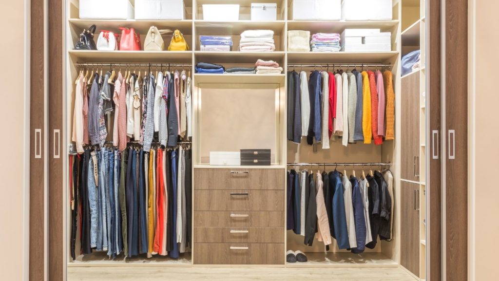 Organized closet