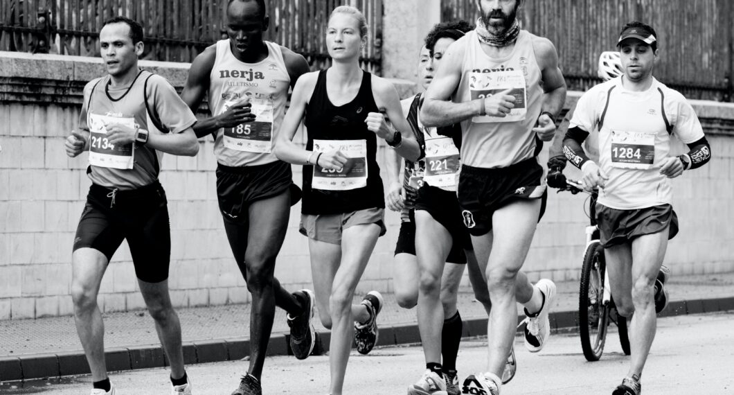 people running