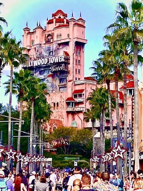 Tower of Terror ride in Disney