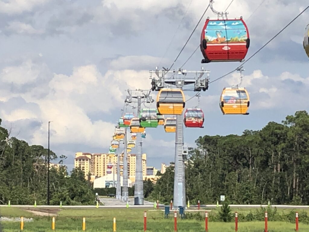 Disney Skyliner gondolas