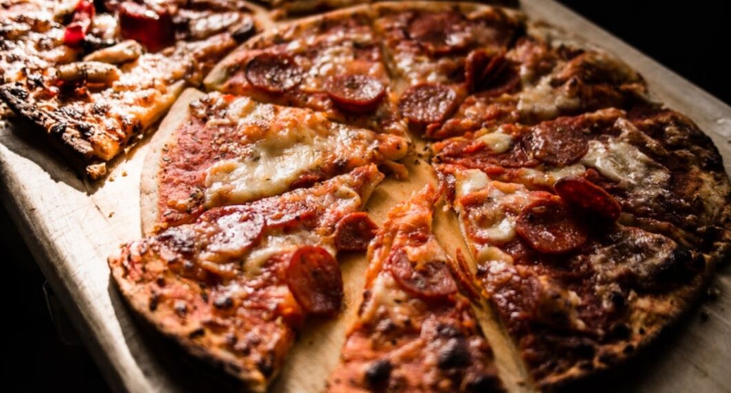 Pizza stock image