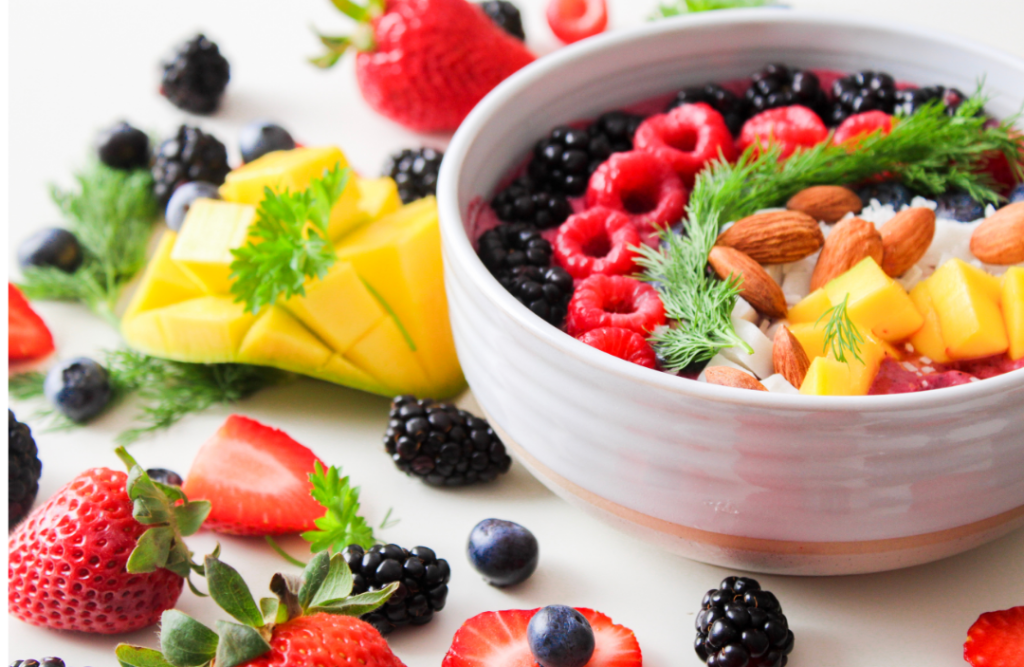 Healthy Diet, Fruits, and Fitness
