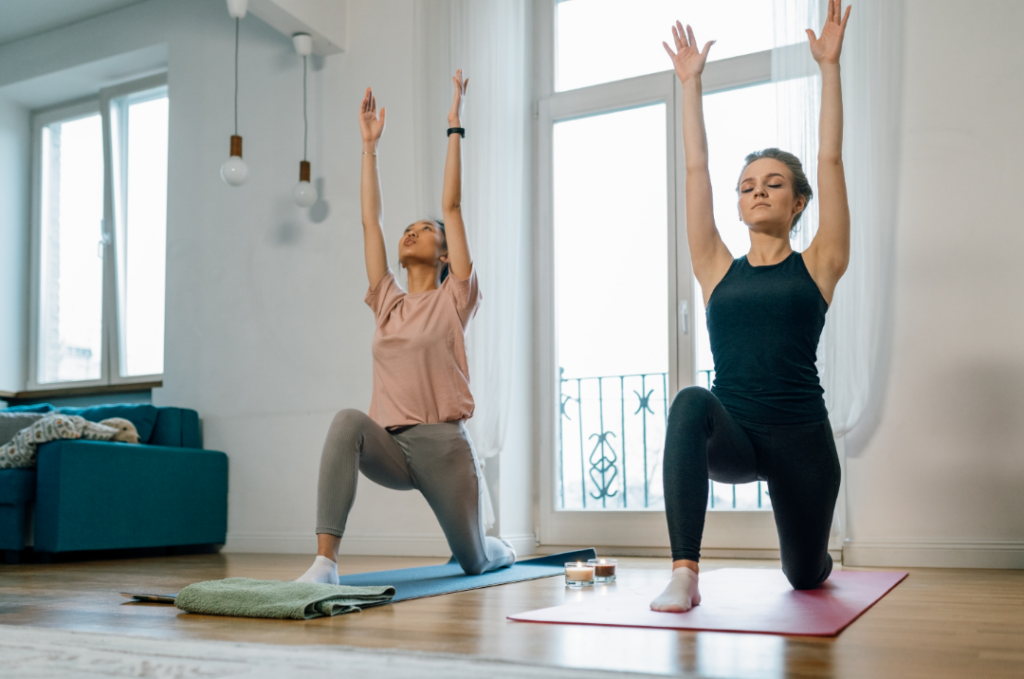 yoga, balance, and fitness