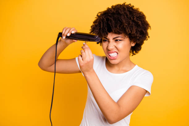getting heat damage on natural hair