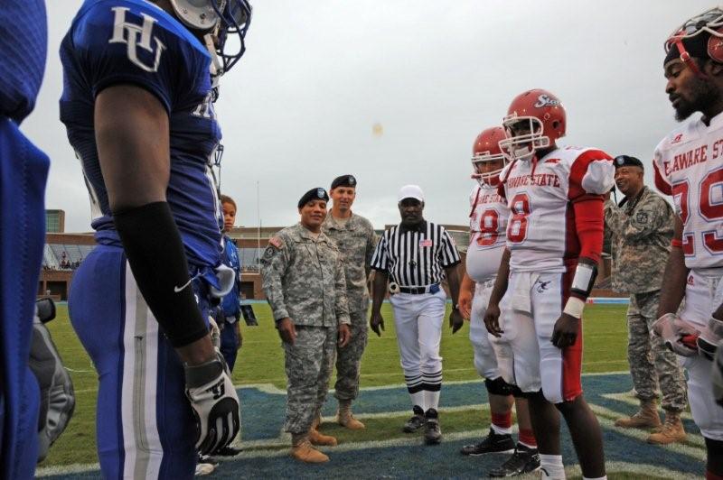 HBCUs Hampton University and Delaware State University take to the football field