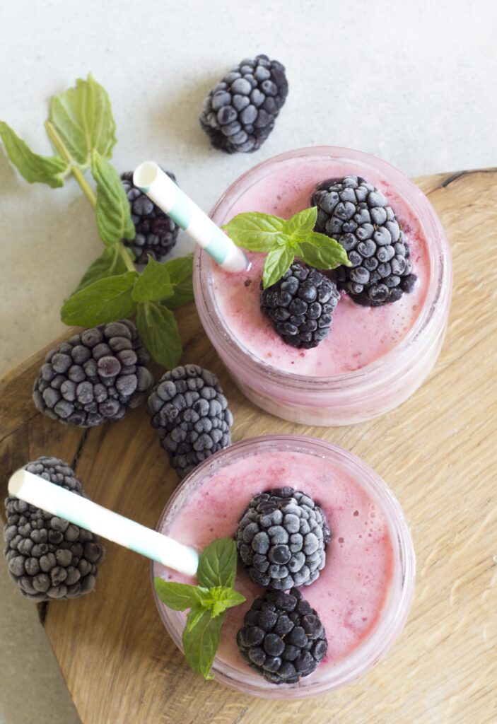 Consuming smoothie increases fibers in the body.