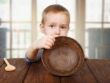 Child fighting food insecurity