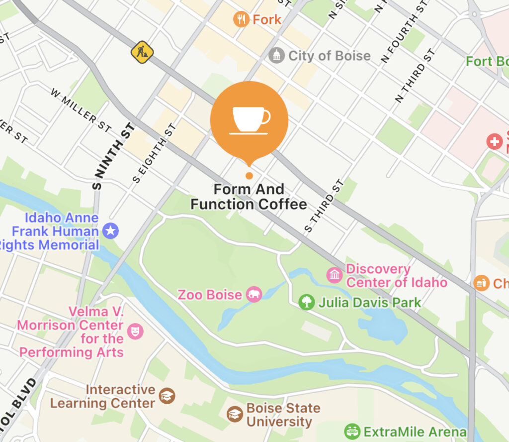 coffee shop map