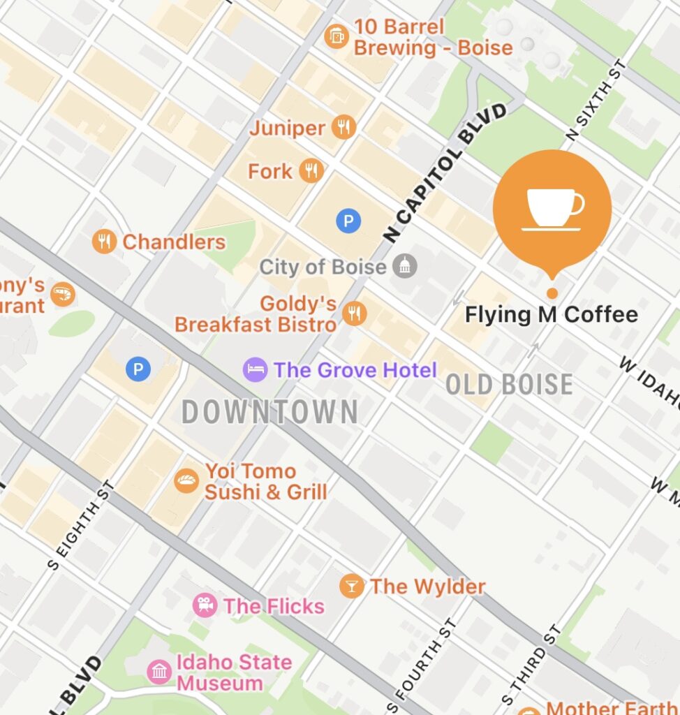 downtown coffee shop