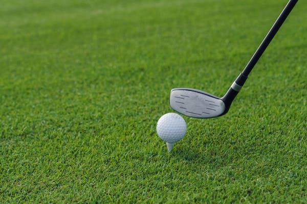 hybrid club off the tee