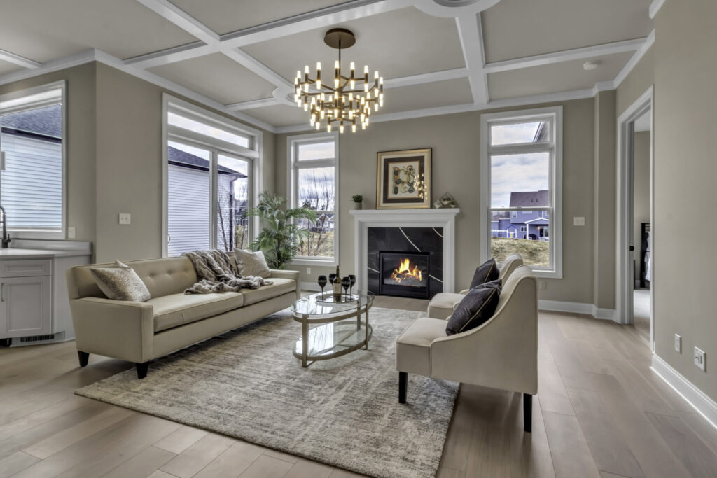 room updated filled with furnishings