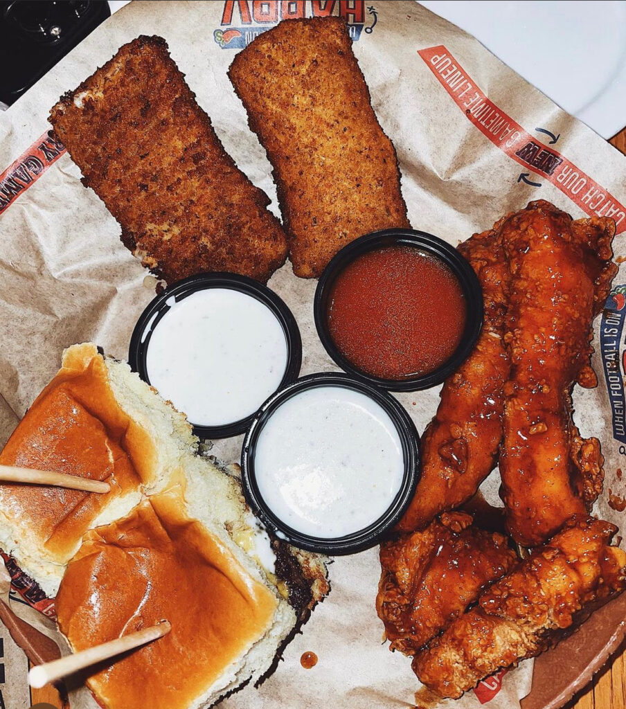 Appetizer sampler from Chili's Grill and Bar - good restaurants in Paramus, NJ