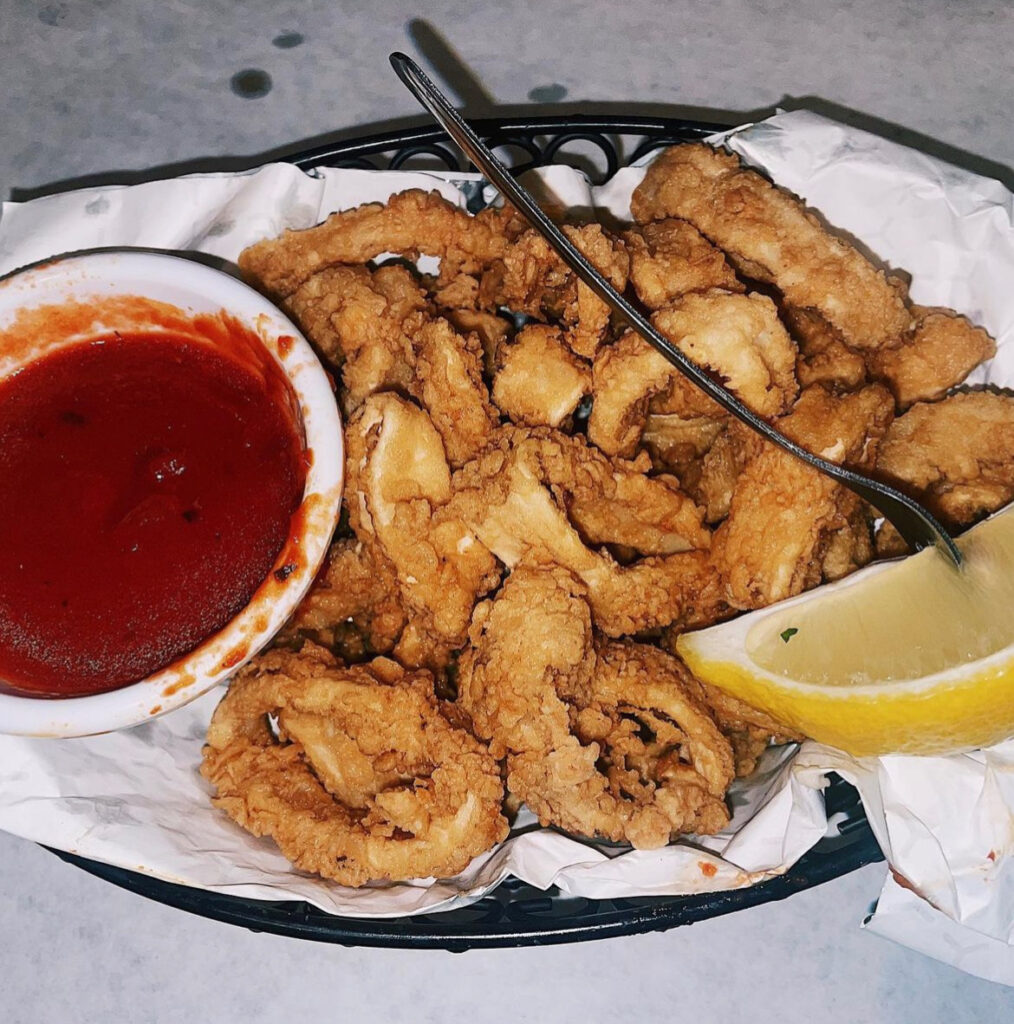 Calamari from Woodstone Bar and Grill - good restaurants in Paramus, NJ