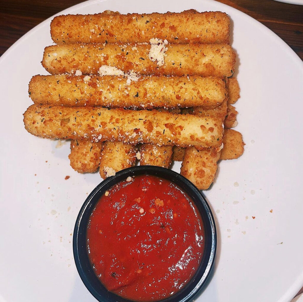 Mozzarella sticks from Miller's Ale House - good restaurants in Paramus, NJ