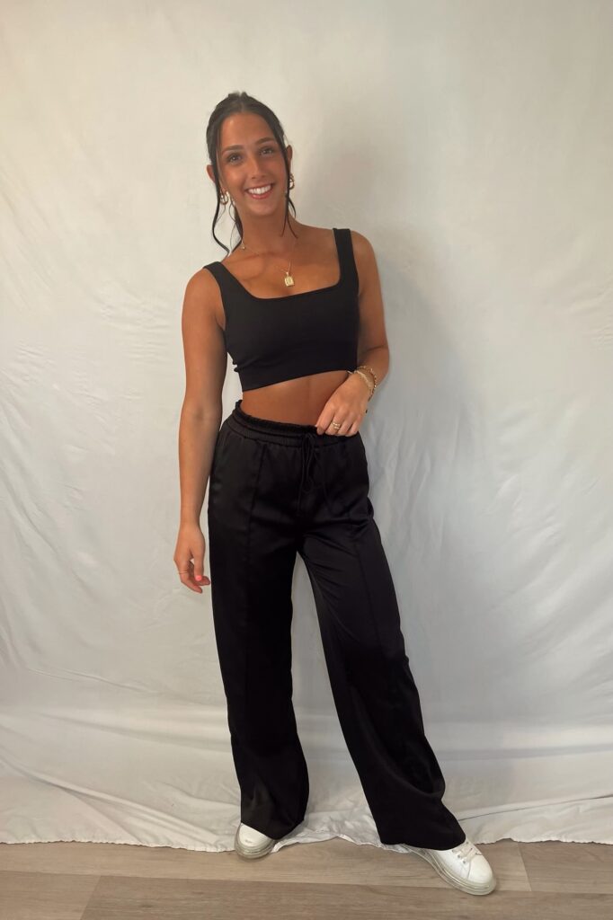 two piece black set outfit Inspiration