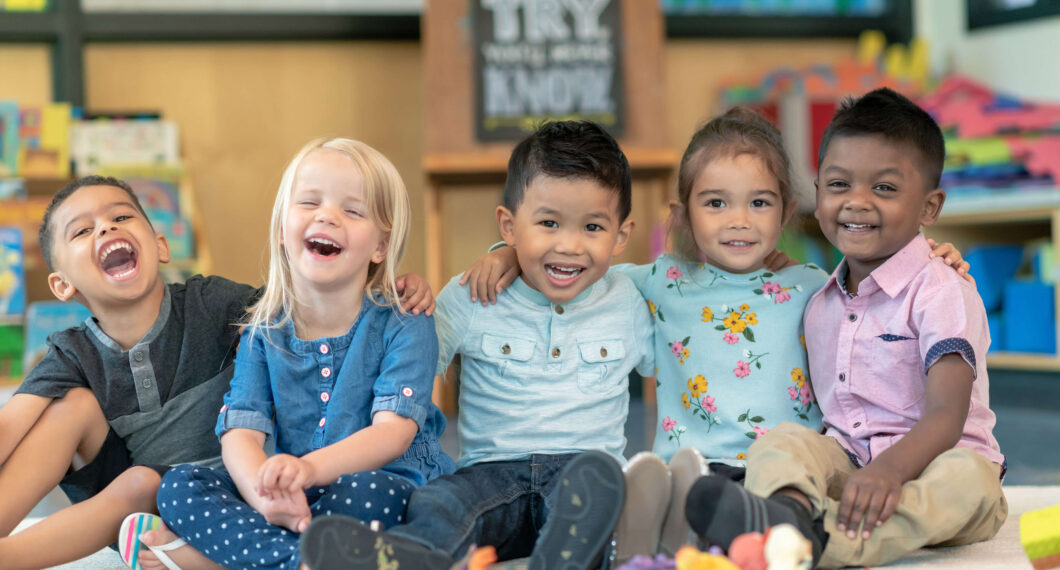 preschool children together