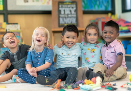 preschool children together