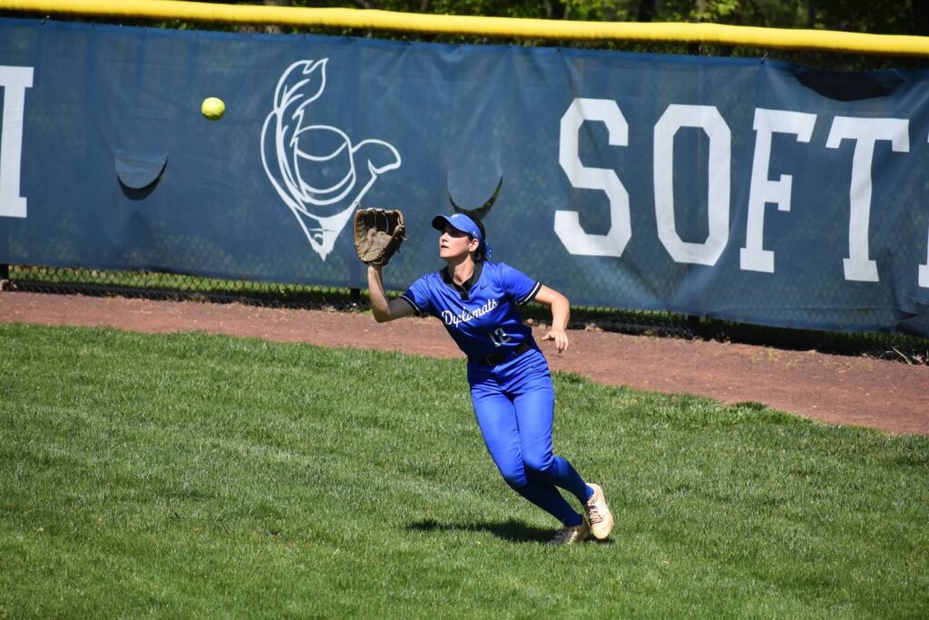 me playing softball