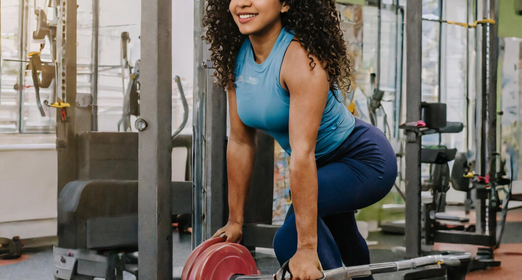 Firefly a woman working out in gym full body 47883