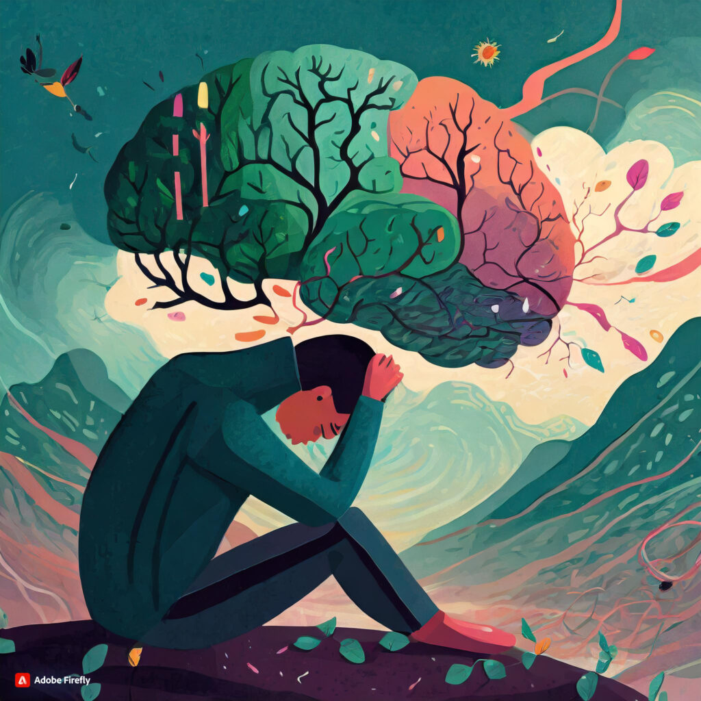 how exercise improves mental health, a guy sad
