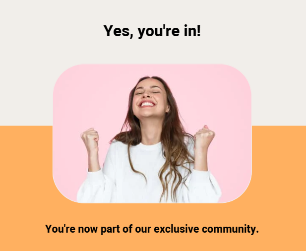 A girl got an offer.