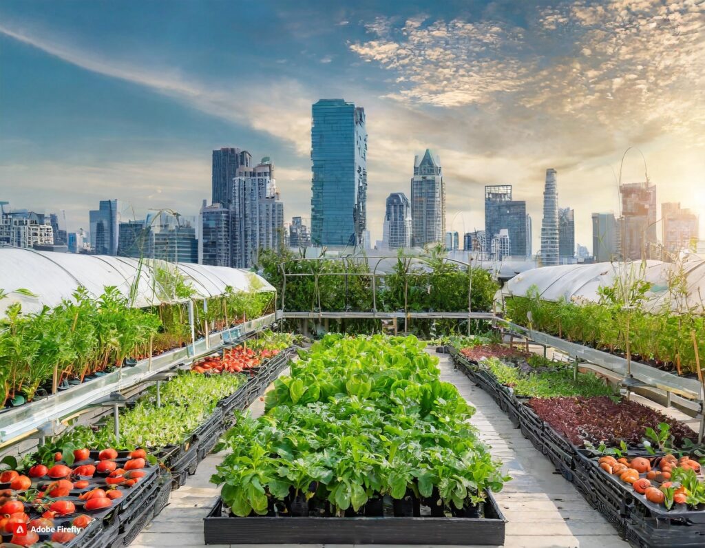Rooftop gardens are one of the solutions to world hunger.