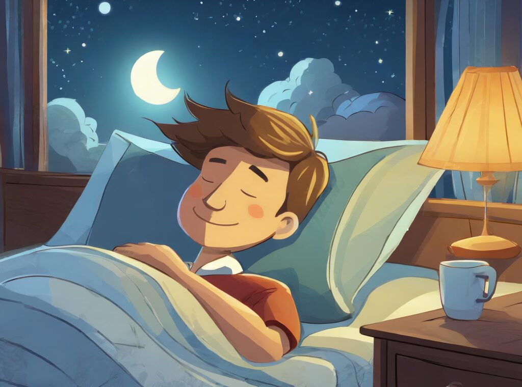 sleeping man