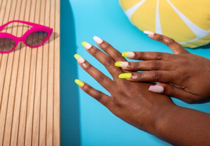 long, healthy nails-manicure design