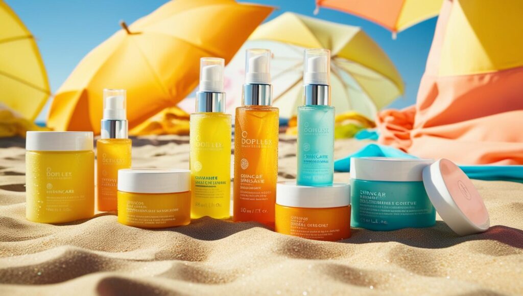 summer skincare products 
