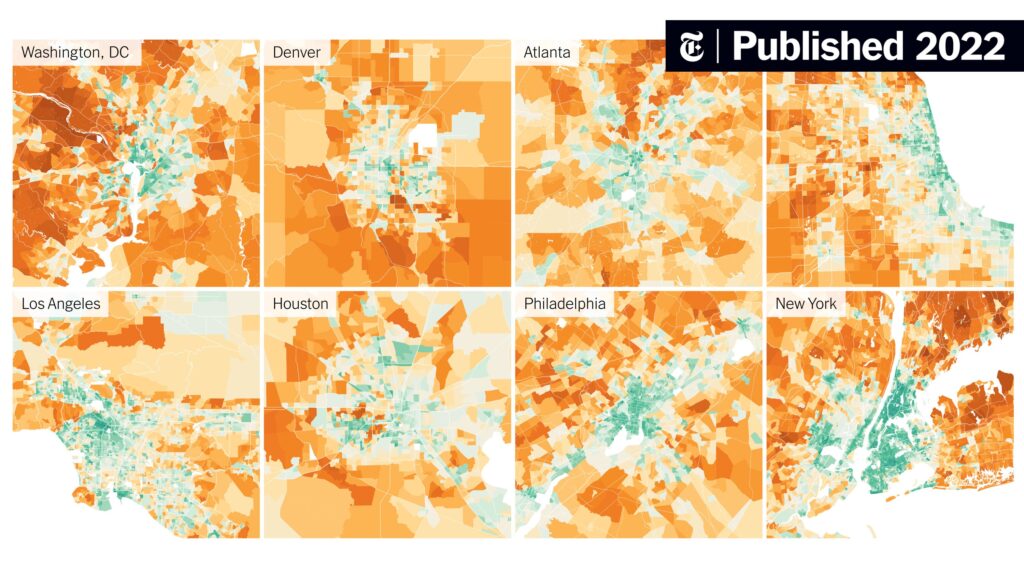 The Climate Impact of Your Neighborhood, Mapped - The New York Times