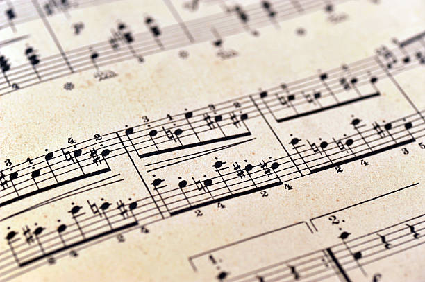 learning sheet music with notes