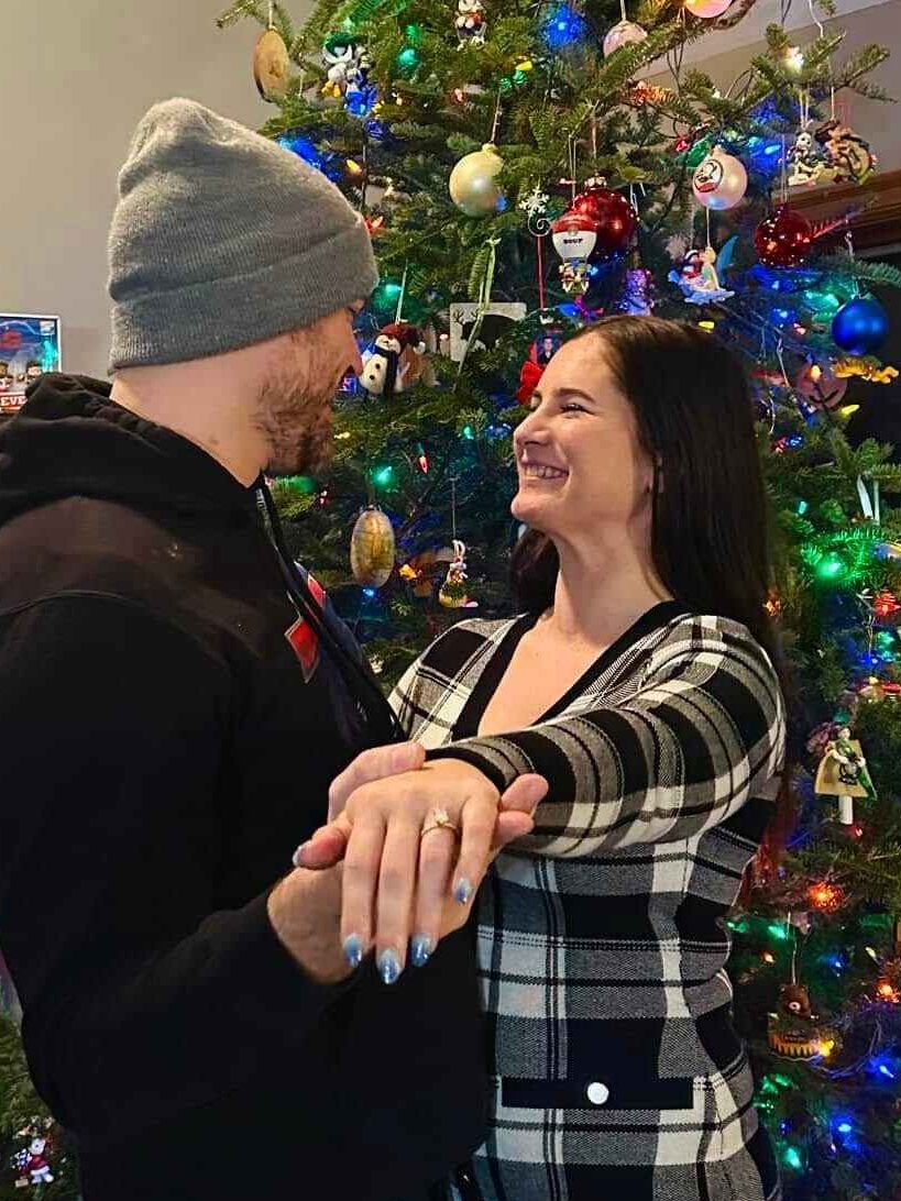 christmas time proposal 