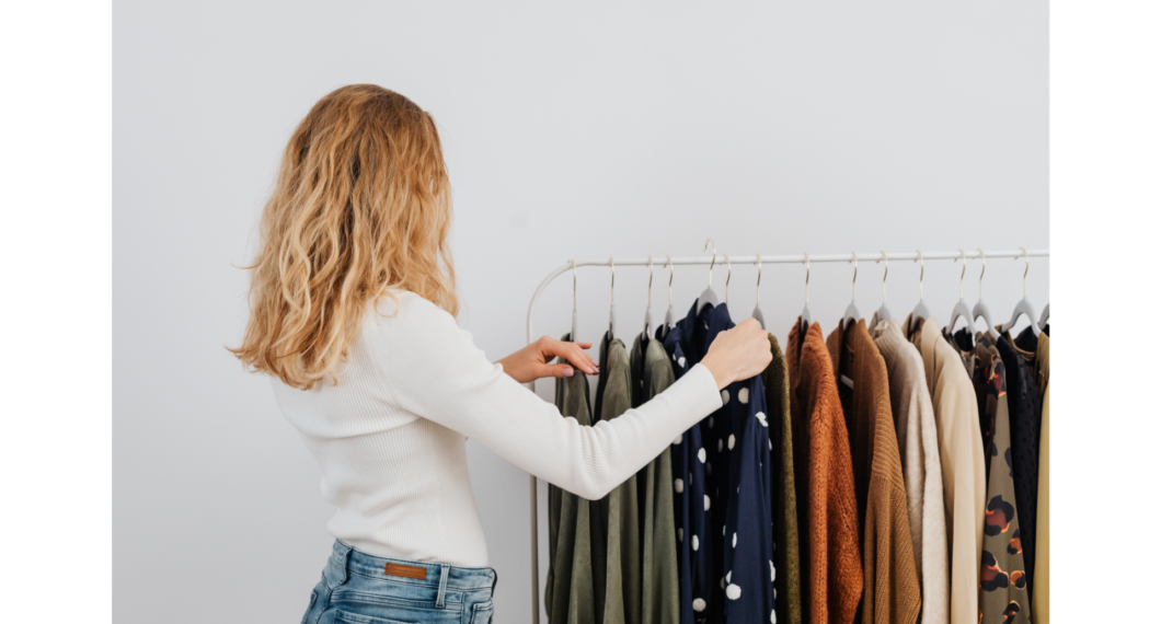 woman-picking-out-shirt-wardrobe